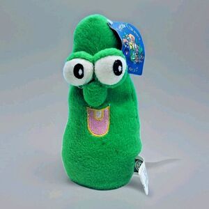 Veggie Tales Larry The Cucumber 7" Plush Bean Bag Toy Big Ideas